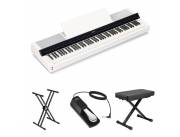 Yamaha P-S500 88-Key Digital Piano Kit with X-Stand, X-Bench, and Sustain Pedal (White)