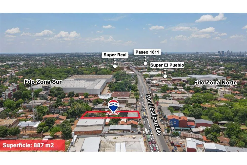Terreno sobre Avda. Mcal. Estigarribia z Leopardi — foto 2
