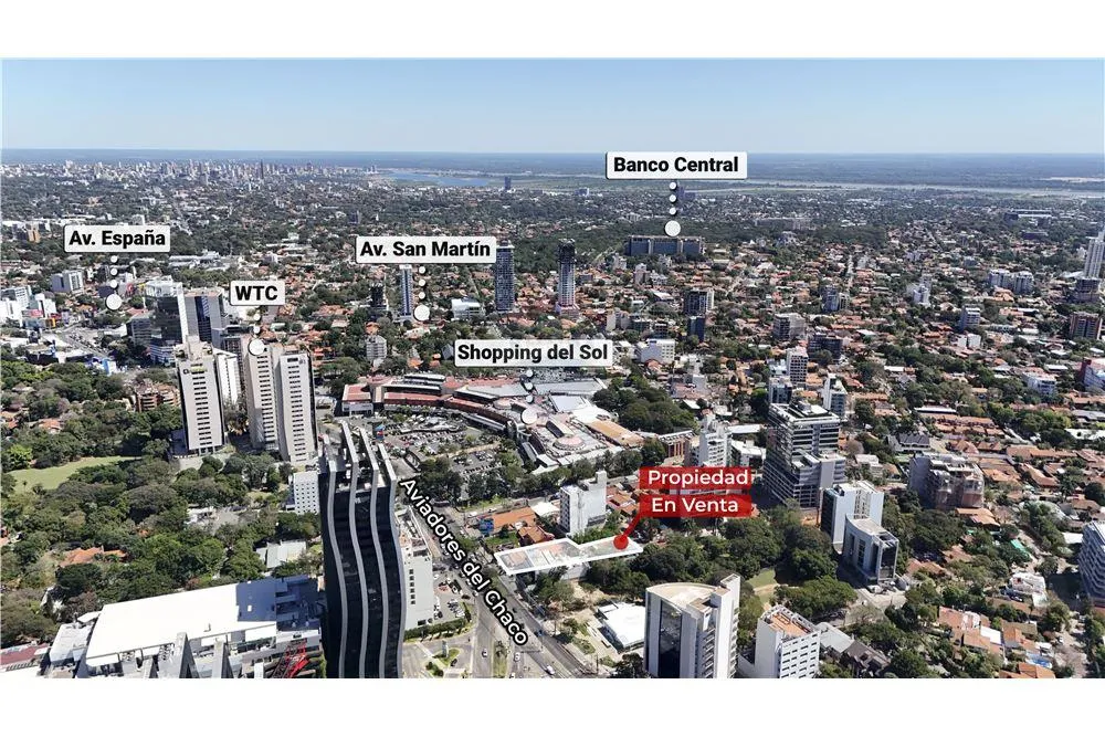 TERRENO SOBRE AVIADORES DEL CHACO ZSHOP DEL SOL 1053 m² — foto 3