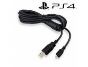Cable USB Mando PS4 / 1,8 metros - Negro