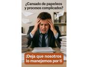 Cansado de papeles y procesos complicados?