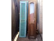 PUERTAS TIPO PERSIANA Y DE VIDRIO OFERTO