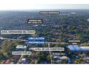 EN VENTA TERRENO LAMBARE - 1/2 CUADRA AV. DEFENSORES DEL CHACO