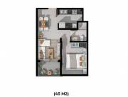 Departamento de 1 dormitorio en venta – Edificio Balcones de Seminario
