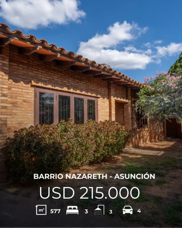 Bº NAZARETH, TOTALMENTE PB: 577 M2, HERMOSO CHALET, 3 DORMITORIOS, PRIVILEGIADA UBICACIÓN, — foto 2