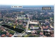 VENDO 6.000 M2 UNICO TERRENO ESQUINA FDO.ZONA NORTE S/TTE.ETTIENE IDEAL P/TODO PROYECTO