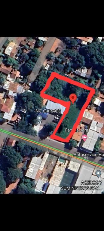 Terreno 1827mts2 sobre asfaltada Reducto San Lorenzo — foto 3