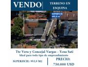 Vendo terreno en esquina en Ycua Sati