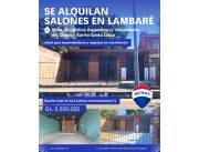 ¡Excelente Oportunidad! Alquilo Salones Comerciales sobre Rca. Argentina- Lambaré