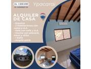 Alquiler de casa en Ypacaraí, a 1 cuadra de la Ruta Mcal. Estigarribia