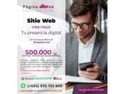 Pagina Web Todo en uno: Diseño, Dominio y Hosting. ¡Activa y despega sin límites! 🚀💻
