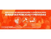 Servicios de subastas presenciales y online
