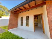 VENDO CHALET A ESTRENAR DE 2 DORMITORIOS EN LUQUE