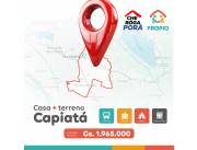 CASA+TERRENO A PRECIO DE ALQUILER