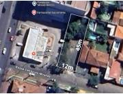 EN VENTA - TERRENO DE 540m2 A METROS DE LA AV. SACRAMENTO