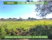 Vendo 1 Ha en Mburika, Cambyreta, Itapua, a 2000 metros del Asfalto
