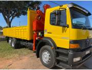 Vendo mercedes atego 2528 grua recien importado