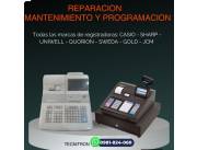 Reparacion, Mantenimiento y Programación de cajas registradoras