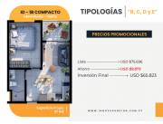 DEPARTAMENTO DE 1 DORMITORIO - INNOVA - BARRIO LAS MERCEDES