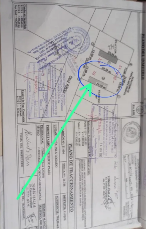 VENDO TERRENO EN ISLA BOGADO LUQUE 12X30 — foto 2