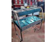 Bufetera Venancio Duplo Caliente/Fio Buffet doble.