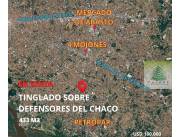 TINGLADO DEPÓSITO 433 M2 EN LAMBARE SOBRE DEFENSORES DEL CHACO CASI VON POLESKI