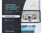 ¡Crea tu pagina web en un abrir y cerrar de ojos!