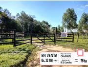 GRANJA MONTADA 75 ha EN RI 3 CORRALES - CAAGUAZU - con CRIPTOMONEDAS