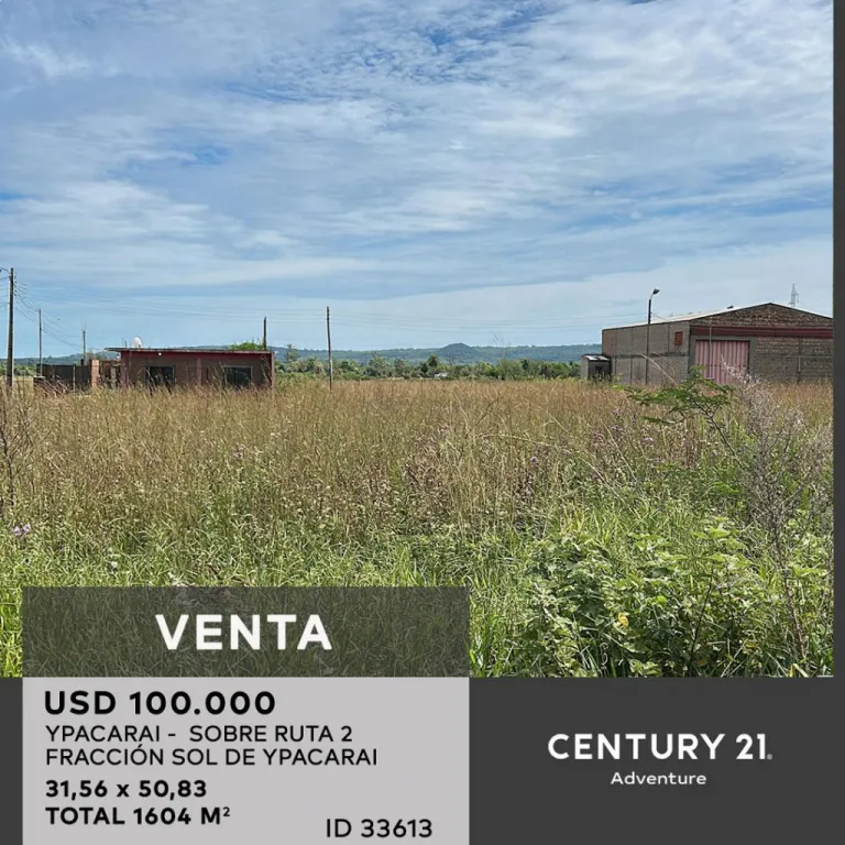 VENDO TERRENO SOBRE RUTA 2 YPACARAI — foto 3