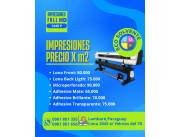 Impresion digital para cartelerias en lona full color, adhesivos,microperforas y más