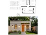 Vivienda Unifamiliar Tipo Minimalista 69 m2 Fue