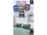 SABANAS AJUSTABLE CON FUNDAS GOLD SUN EN 3 piezas