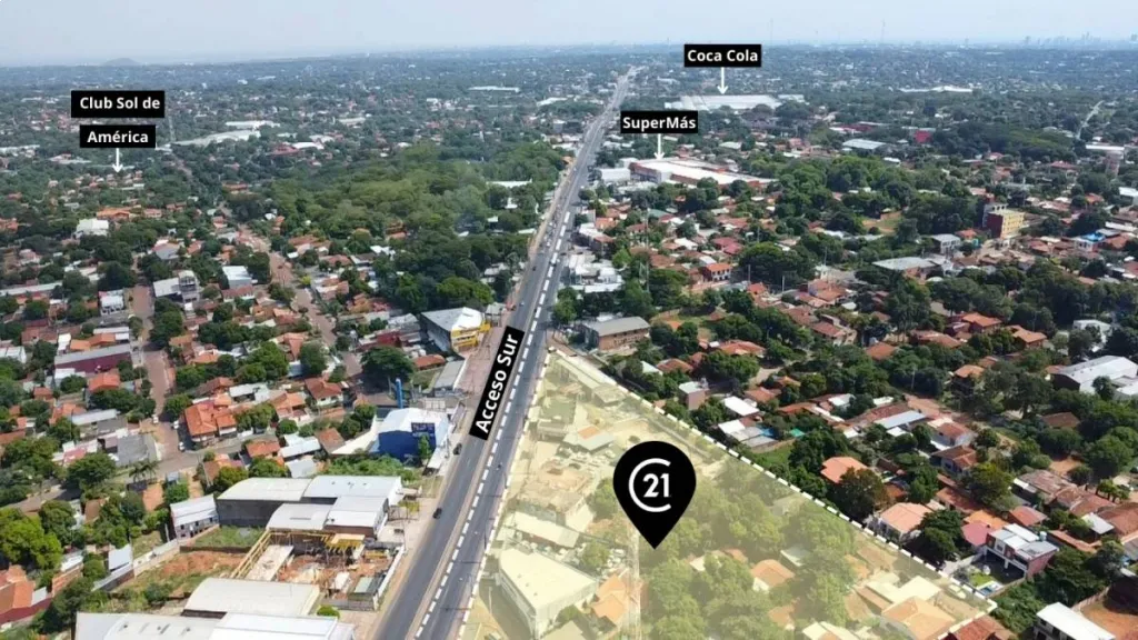 VENDO TERRENO DE CALLE A CALLE 5.500 M2 SOBRE ACCESO SUR EN ESQUINA ÑEMBY PAI ÑU — foto 3