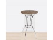MESA HELENA P/BUTACAS TAPA MDF MOVELMAX CROMADA