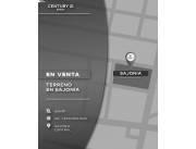 VENDO TERRENO EN SAJONIA
