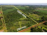 Terreno de 25 hectáreas en venta en Minga Guazú