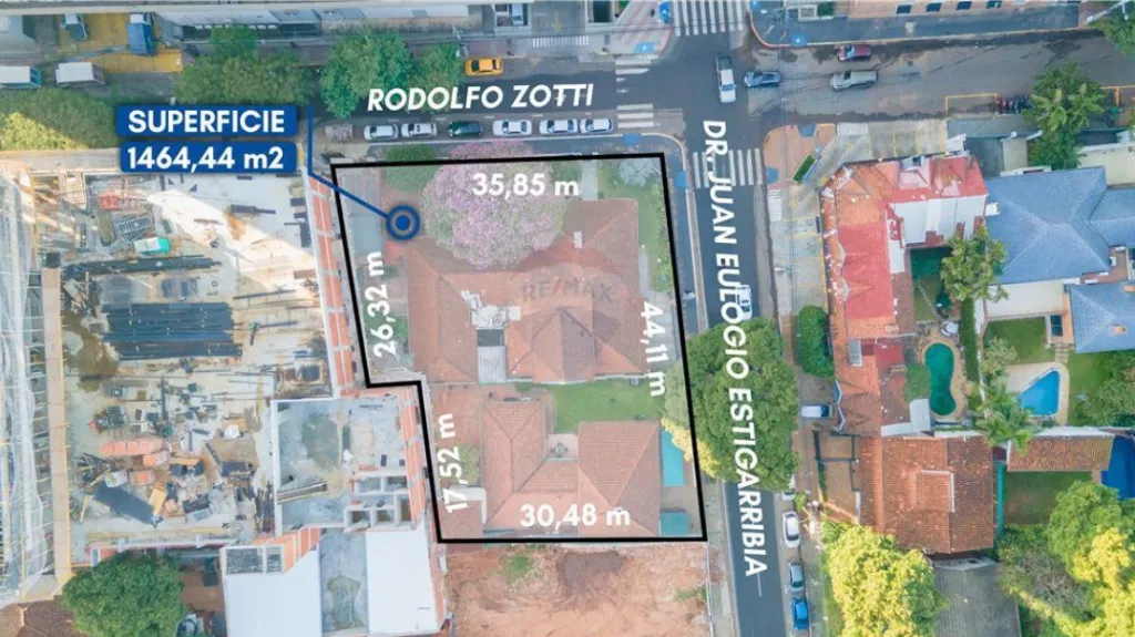 VENDO UNICO TERRENO ESQUINA 36 X 40 A 50 MTRS SHOPPING MARISCAL LOPEZ-VILLA MORRA — foto 3