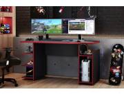 MESA GAMER NOTAVEL NEGRO ROJO (NT2065R)