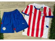 ▪️Conjunto tailandesa de Paraguay "Albirroja" para Niños ▪️Talles: 3 hasta 12 años * 20