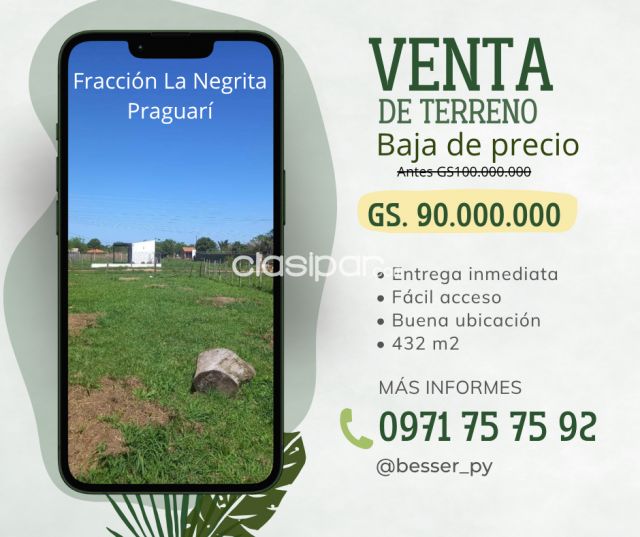 🌿 Terreno en venta – Paraguarí 🌿