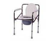 Silla Sanitaria Plegable – Compacta, Higiénica y Lista para Usar en Cualquier Espacio