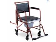 Silla Sanitaria de Transporte Alu Red – Ligera, Resistente y 2 en 1 para tu Comodidad