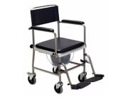 Silla Sanitaria de Transporte Black – Elegancia, Comodidad y Movilidad en Uno