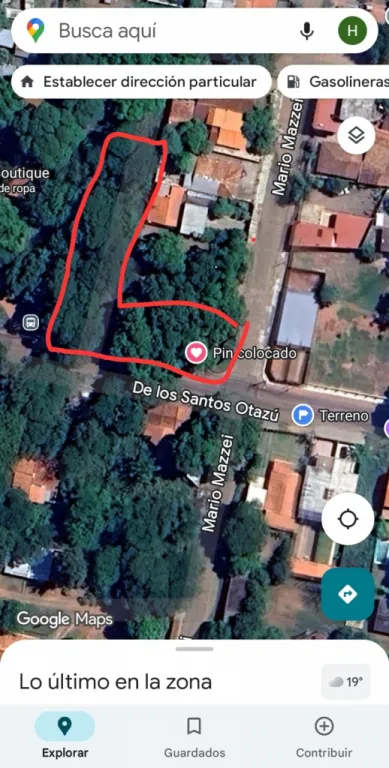 Terreno de 800 mt.cuadrado,en Lambaré en esquina sobre ruta asfaltada — foto 2