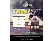 EL CORTIJO - SAN BERNARDINO 2 LOTES QUINTA DE 860M2 C/U, LOS 2 JUNTOS 1720 M2, OFERTA!
