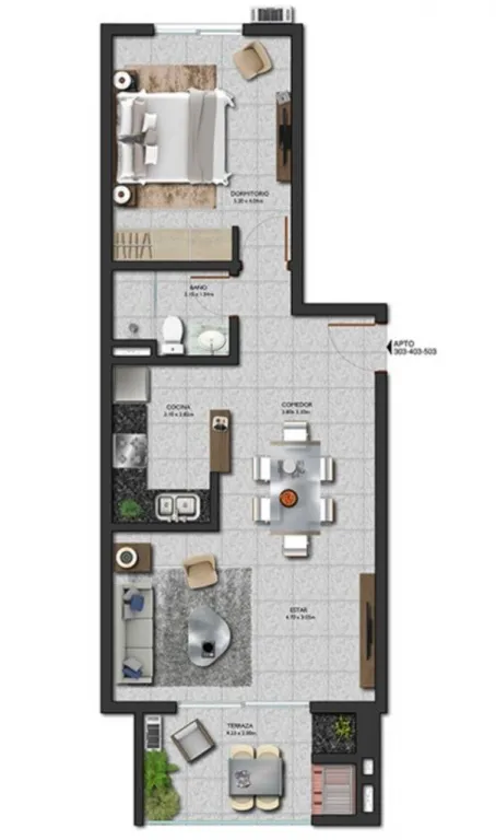 VENDO DPTOS EN POZO ZONA EJE CORPORATIVO — foto 3