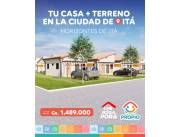 CASA+TERRENO A PRECIO DE ALQUILER