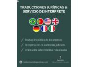 TRADUCCIONES JURÍDICAS