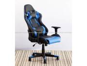 SILLA GIRATORIA GAMER RESPALDO ALTO 100K AZUL (3263)