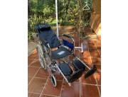 Silla de ruedas Relax con respaldo regulable